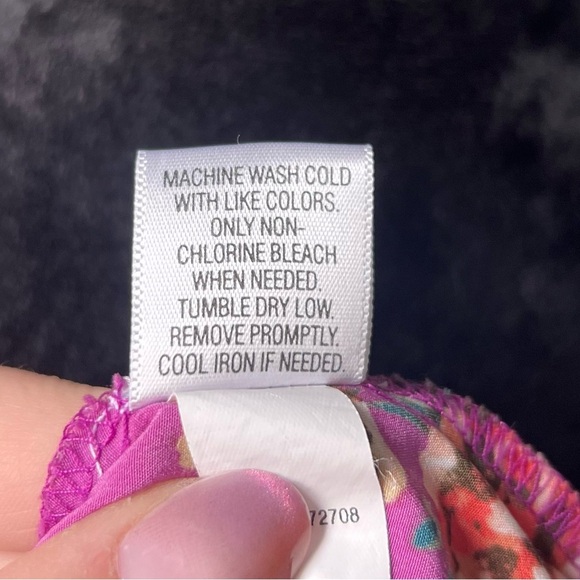 Candie's Vibrant Floral Camisole in Pink - Picture 9 of 9